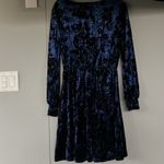 Modcloth Crushed Velvet Floral Dress Photo 5