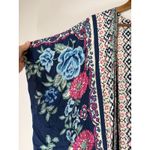 Angie Floral Summer MidiCardigan Womens Sz L Kimono Swim Cover Boho Lightweight Photo 1