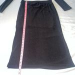 Sincerely Jules NWT Women’s  Black Skirt &Top Stretch Knit Set Long Sleeve Size L Photo 6