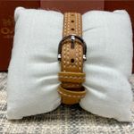 Coach Vintage  Wrist Watch #0255 - Stainless Steel/Tan Leather Strap - NIB Photo 2