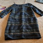 ZARA  blue textured sparkly dress small Photo 1