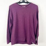 Orvis  Burgundy Modal Blend Long Sleeves Crewneck Pullover Sweatshirt, Medium Photo 0
