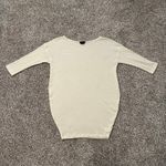 Theory cream knit wool lightweight sweater size P Photo 4