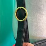 Crazy Horse Elegant Black Leather Shoulder Bag Photo 3