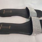 Black Suede Studio Alexandra Slide Sandal. S41 Size 9 Photo 0