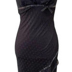 Rampage vintage 90's Black Lace made in USA Halter Dress small.β Photo 0