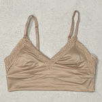 Aerie Cream Floral Lace Bralette Photo 0