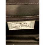 Frenchy of California Black Floral Velvet‎ Evening Shoulder Bag Photo 3