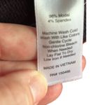 Goldray neckline cut out rib knit top BLACK SIZE 2X Photo 6