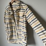 O'Neill O'Niell Women's Striped Superfleece Shacket Size Small Photo 4