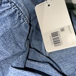 Levi's NWT Ellora Blue 100% Cotton Denim Puff Sleeve Everyday Blouse Photo 4