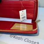 Michael Kors Flame Travel Continental Wristlet Large Wallet Photo 5