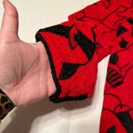 Vintage Allure 80s 90s Boutique Red Black jacket coat‎ blazer Abstract Office Photo 8