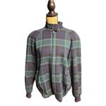 Pendleton 1980s  Green & Navy 100% Wool Vintage Front Zip Coat Women size Medium Photo 2