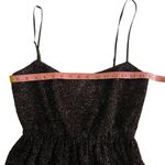 Quail Black Metallic Mini Dress Size M Photo 8