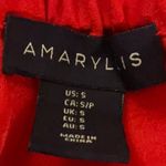 Amaryllis Red Bell Sleeved Top Holiday Party Christmas Casual Boho Renaissance Photo 8