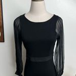 Alberta Ferretti Designer Black Bodycon Pencil Cocktail Holiday Party Dress Photo 1