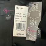 AQUA  Strapless Long Cut Out Slit Mermaid Evening Gown Black Size 4 Formal Dress Photo 9