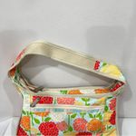 LeSportsac Hobo Bag Mums Floral Print With Pouch Lightweight Nylon Multicolored Photo 8