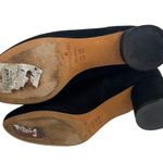 Vince Tillie Leather Ankle Boots Round Toe Black Suede Sz 7.5 Photo 4