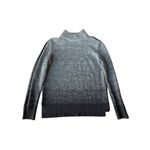 Athleta  Sunset 100% Merino Wool Grey Ombre Mock Sweater Size S Photo 3