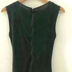 Alice + Olivia  Ruched Shimmery Black Dress Size 0 Photo 7