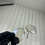 Gold Wire Frame Clear Lens Eyeglasses ā Fashion Round Optical Style Photo 6