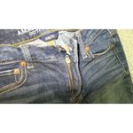 American Eagle Bermuda Shorts Women 4 Stretch Low Rise Cuffed Fringe Hem Y2K Photo 7