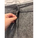 H&M Womens Wool Blend Tweed Skirt Sz 14 Gray Black Career Business Casual Lined Photo 3