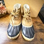 Jbu  By Jambu Nala Waterproof Duck Boots Navy&Tan, Size US 9 M Photo 1