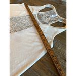 Xhilaration  Women Beige‎ Racerback Tank Top with Lace Panel Size M Photo 6