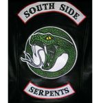 Hot Topic Riverdale Toni Topaz Southside Serpent Faux Leather Vest Women junior size small Photo 2