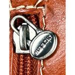 Micro Firenze Leather Hobo Bag Designer Ring Accent‎ Shoulder Bag Brown Photo 6