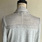 St. John Open Waterfall Contrast Gray Cardigan Size Small Photo 8