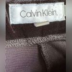 Calvin Klein Black Velvet Wide Flare Leg Tie In Front Dress Pants Sz XS. Photo 6