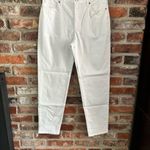 Eileen Fisher  White High Rise Ankle Jeans, S Photo 4