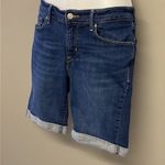Levi's Levi’s Dark Wash 5-Pocket Blue Faded Cuffed Jean Short- Size 29/8 Photo 1