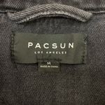 PacSun Women’s Size Medium Black Denim Embroidered Jacket Photo 9