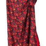 Anthropologie Vintage S M L Y2K RARE Long Wrap Skirt boho paisley Maxi Cover Up Photo 0
