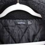 Boohoo Crop Teddy Faux Fur Bomber Jacket Photo 7
