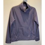 Under Armour NWT  Shimmering Lined Fleece Tunic Sweatshirt Sz XS‎ Purple/Gray Photo 0