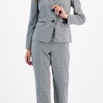 Le Suit  Women's Gray/Black Checkered 2 Pc Suit- Size 10 Photo 0