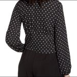 Leith Long Sleeve Polka Dot Top NWOT Photo 2