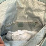 Via Spiga Sea foam Green Leather Silver Hardware Shoulder Bag Photo 7