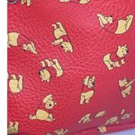 Disney NWOT Winnie the Pooh Crossbody Bag Stretching Yoga Poses 8”x5.5”x2” Photo 3