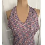 Miss Lola  Rib Knit Halter V-Neck Mini Body-con Dress Multicolor Size L Photo 1