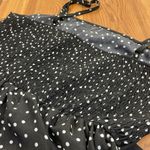 SheIn Polka Dot Black White Wrap Skirt Cami Mini Dress Smocked Back Photo 8
