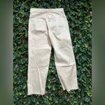 ASKK NY Sunset 90s Boyfriend Jean High Rise Straight Leg in Cream White Size 28 Photo 4