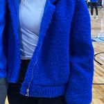 Grey Lab Blue Bomber Jacket Size M Photo 1