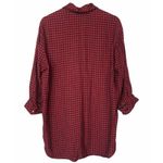 ZARA  Checkered Plaid Long Sleeve Tunic Dress XS Photo 2